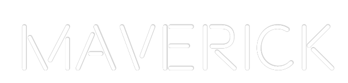 Custom Neon Text - MAVERICK