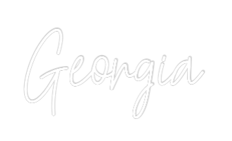 Custom Neon Text - Georgia