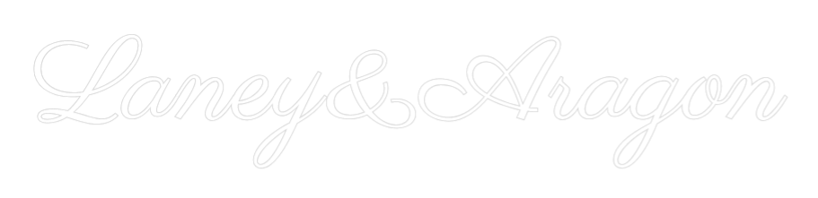 Custom Neon Text - Laney&Aragon