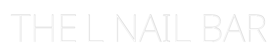 Custom Neon Text - THE L NAIL BAR