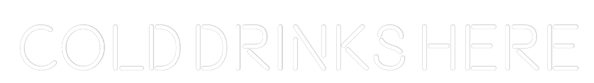 Custom Neon Text - Cold Drinks H...