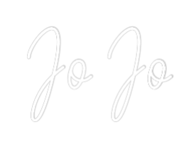 Custom Neon Text - Jo Jo