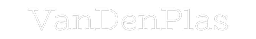 Custom Neon Text - VanDenPlas