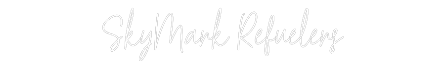 Custom Neon Text - SkyMark Refue...