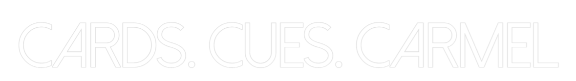 Custom Neon Text - Cards. Cues. ...