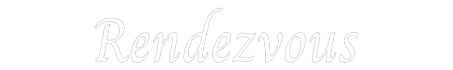 Custom Neon Text - Rendezvous