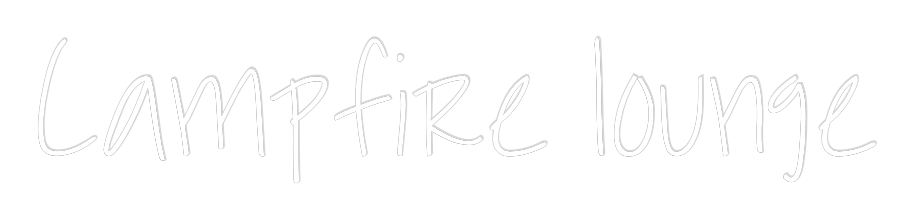 Custom Neon Text - Campfire lounge