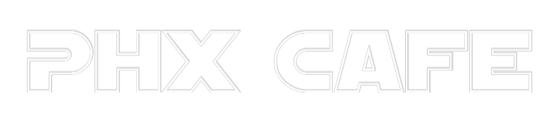 Custom Neon Text - PHX CAFE