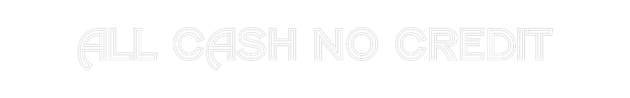 Custom Neon Text - ALL CASH NO C...