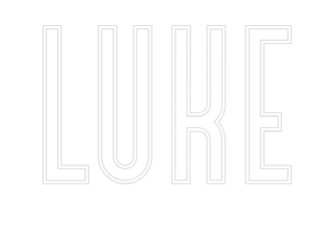 Custom Neon Text - Luke