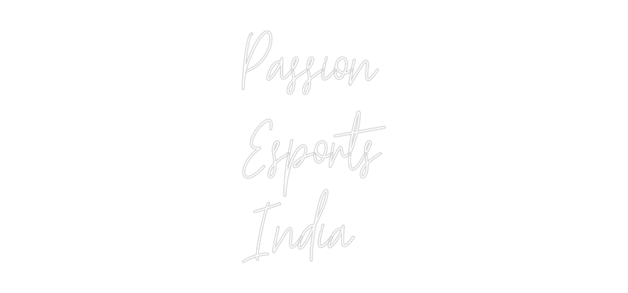 Custom Neon Text - Passion
Espo...