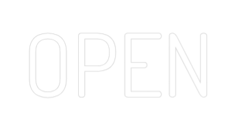 Custom Neon Text - OPEN