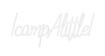 Custom Neon Text - IcampAlittleI