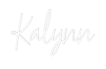 Custom Neon Text - Kalynn