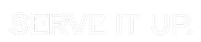 Custom Neon Text - Serve it Up.