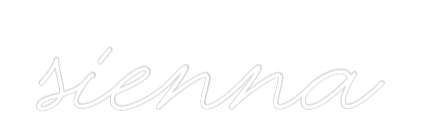 Custom Neon Text - Sienna