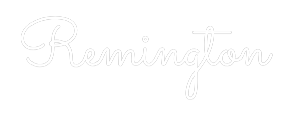 Custom Neon Text - Remington