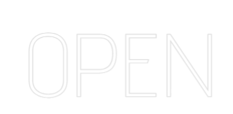 Custom Neon Text - OPEN