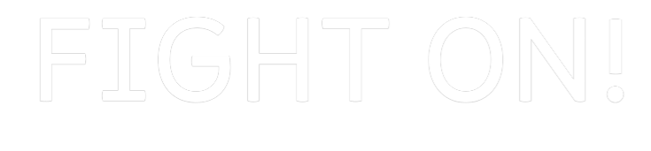 Custom Neon Text - FIGHT ON!