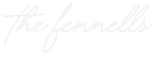 Custom Neon Text - The Fennells