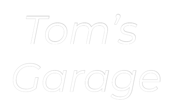 Custom Neon Text - Tom’s 
Garage