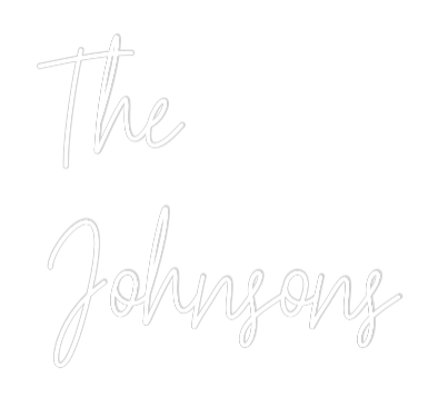 Custom Neon Text - The
Johnsons