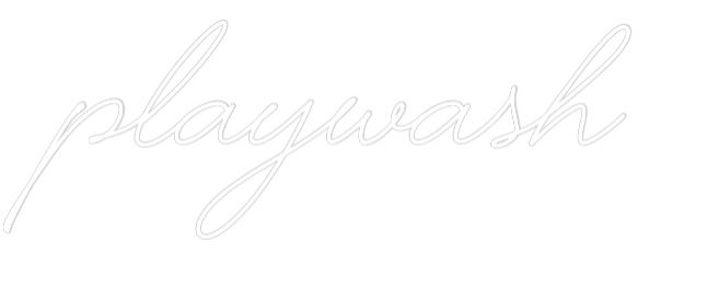 Custom Neon Text - playwash