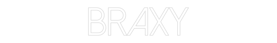 Custom Neon Text - Braxy