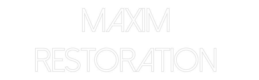 Custom Neon Text - Maxim 
Resto...