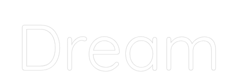 Custom Neon Text - Dream