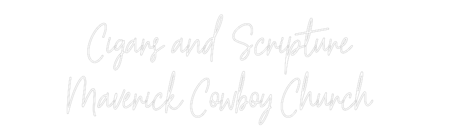 Custom Neon Text - Cigars and Sc...