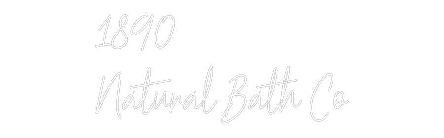 Custom Neon Text - 1890
Natural...