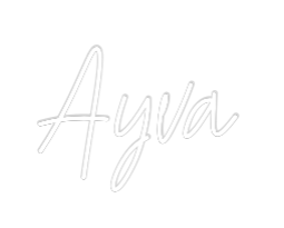 Custom Neon Text - Ayva