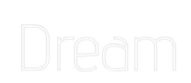 Custom Neon Text - Dream