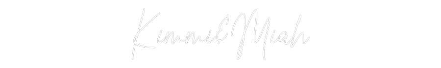 Custom Neon Text - Kimmi&Miah