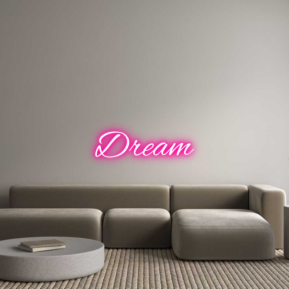 Custom Neon Text - Dream