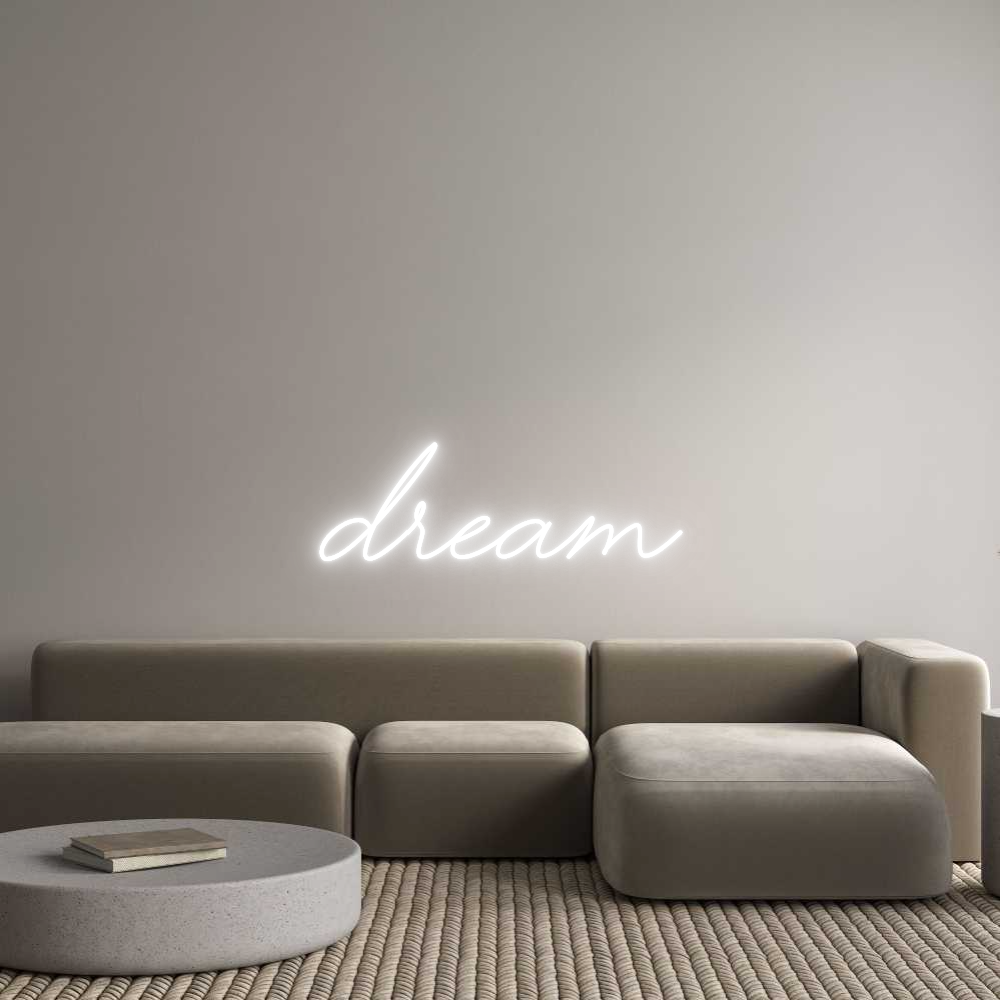 Custom Neon Text - Dream