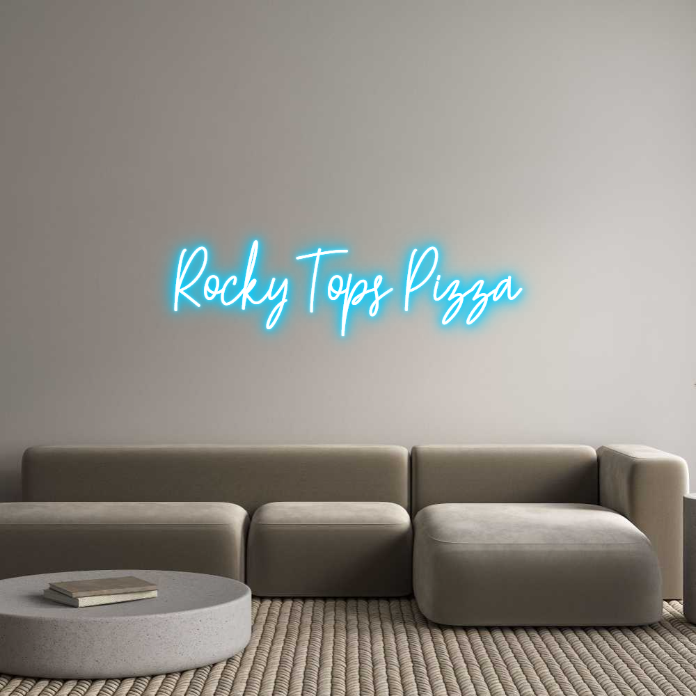 Custom Neon Text - Rocky Tops Pi...