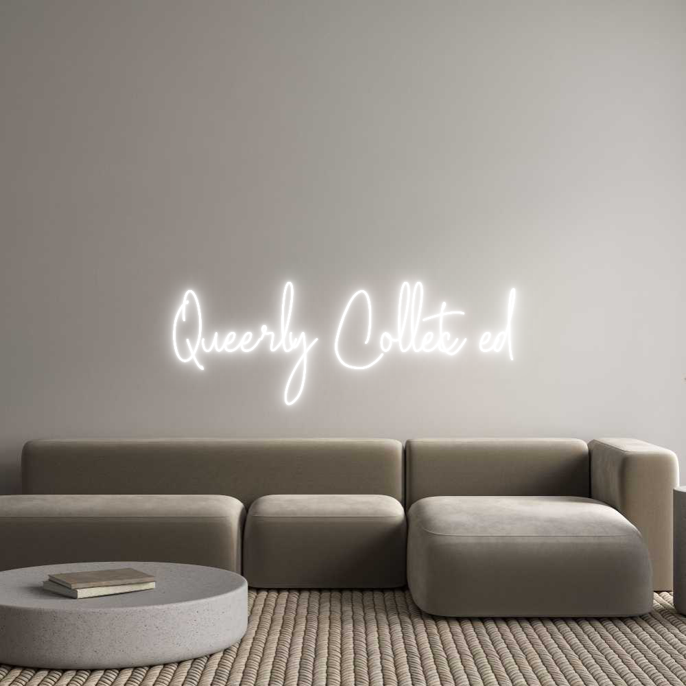 Custom Neon Text - Queerly Colle...