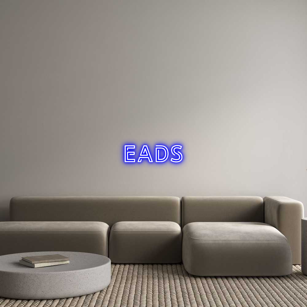 Custom Neon Text - Eads