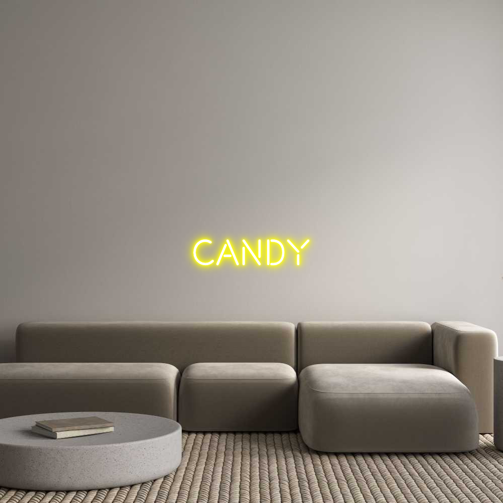 Custom Neon Text - Candy