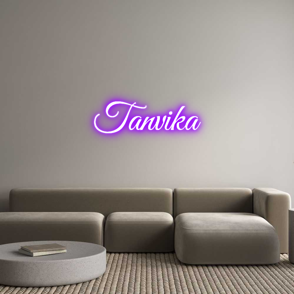 Custom Neon Text - Tanvika