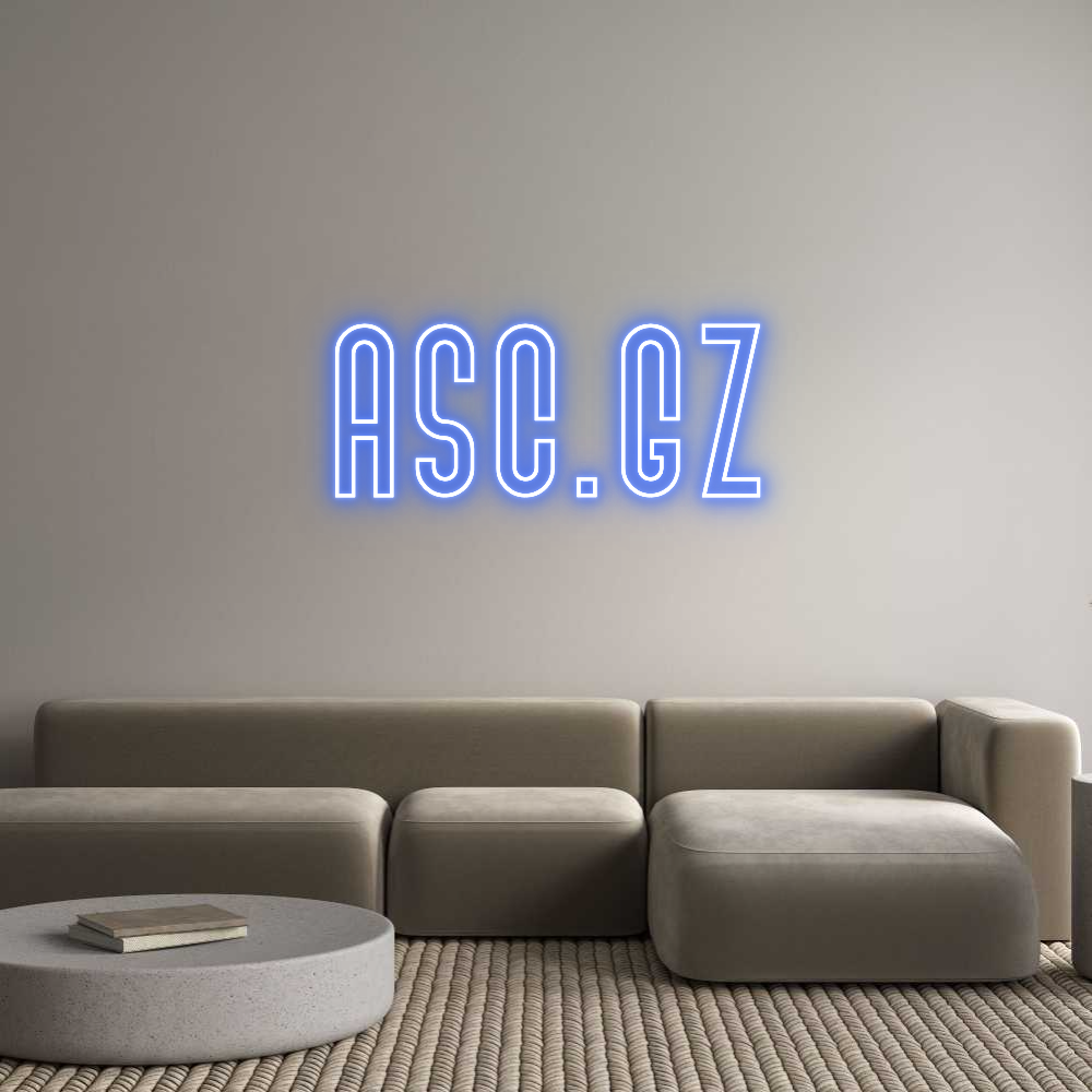 Custom Neon Text - ASC.GZ
