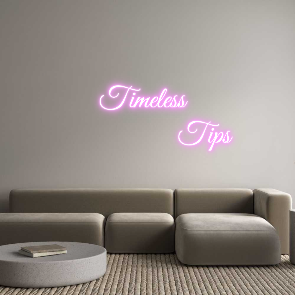 Custom Neon Text - Timeless 
  ...