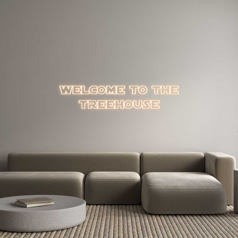 Custom Neon Text - WELCOME TO TH...