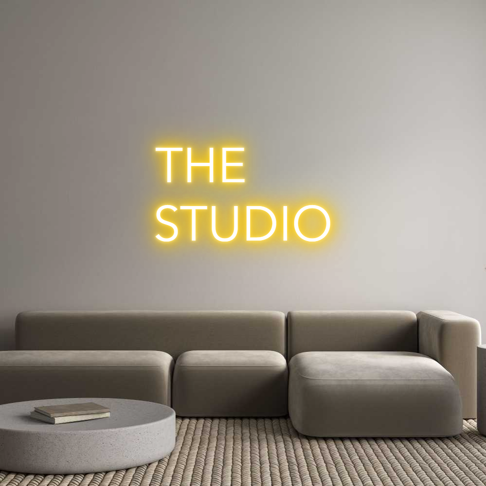 Custom Neon Text - THE
STUDIO