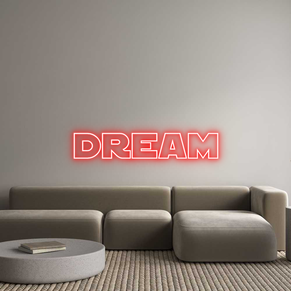 Custom Neon Text - Dream