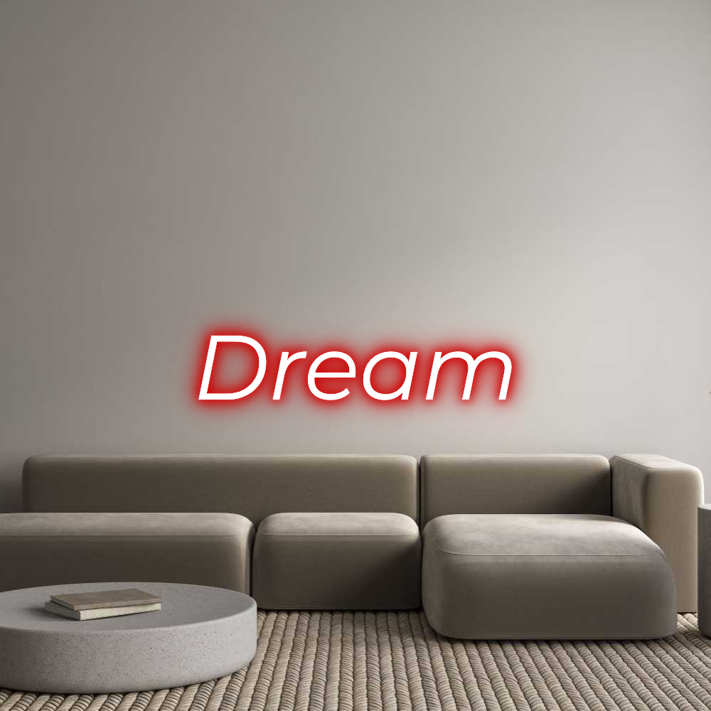 Custom Neon Text - Dream