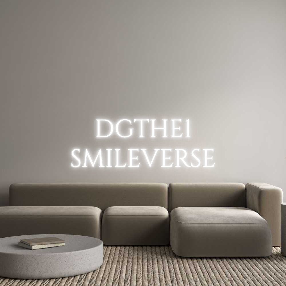 Custom Neon Text - DGTHE1
SMILE...