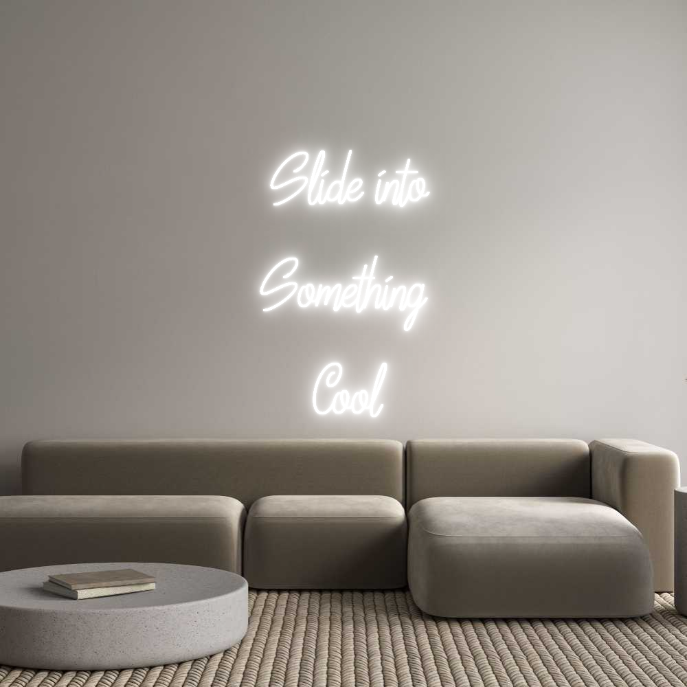 Custom Neon Text - Slide into
S...